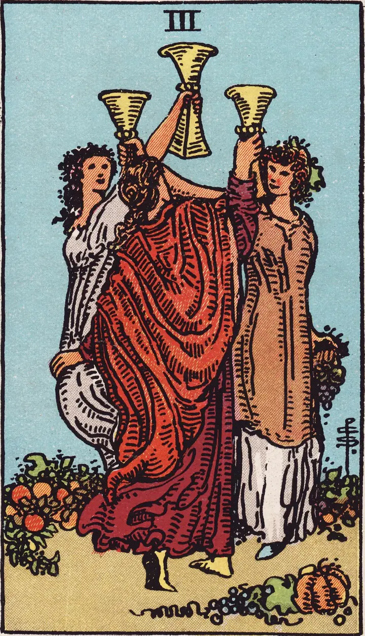 圣杯三 Three of Cups