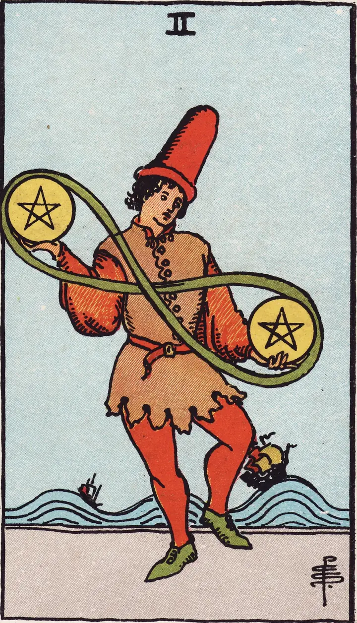 星币二 Two of Pentacles