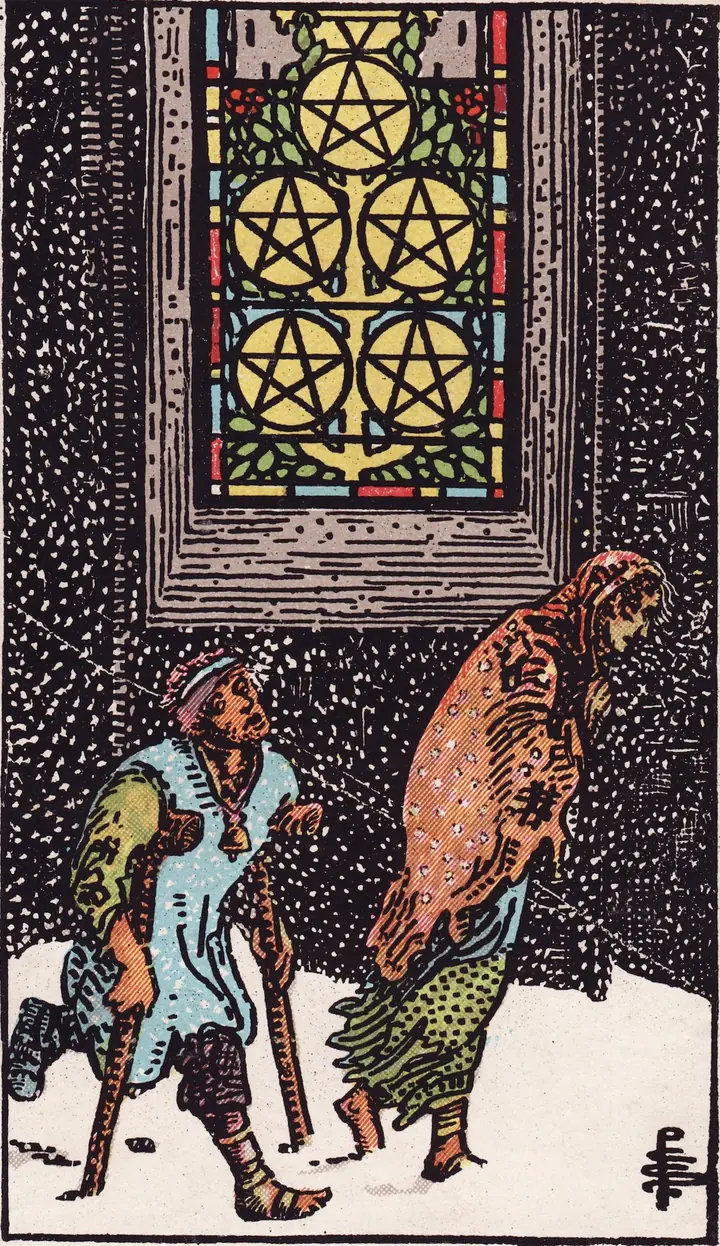 星币五 Five of Pentacles