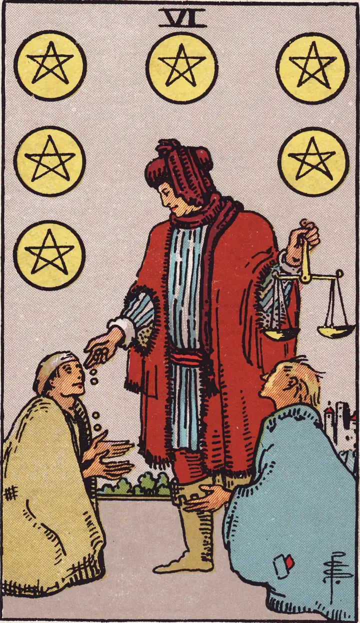 星币六 Six of Pentacles