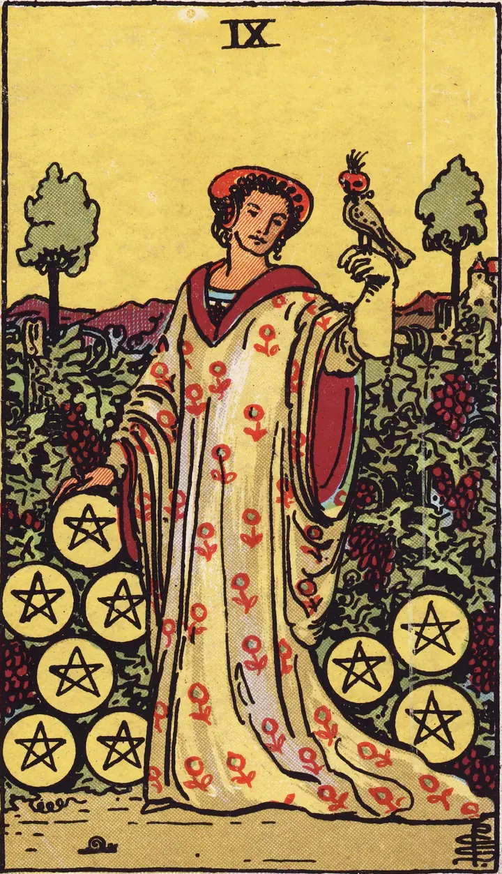 星币九 Nine of Pentacles
