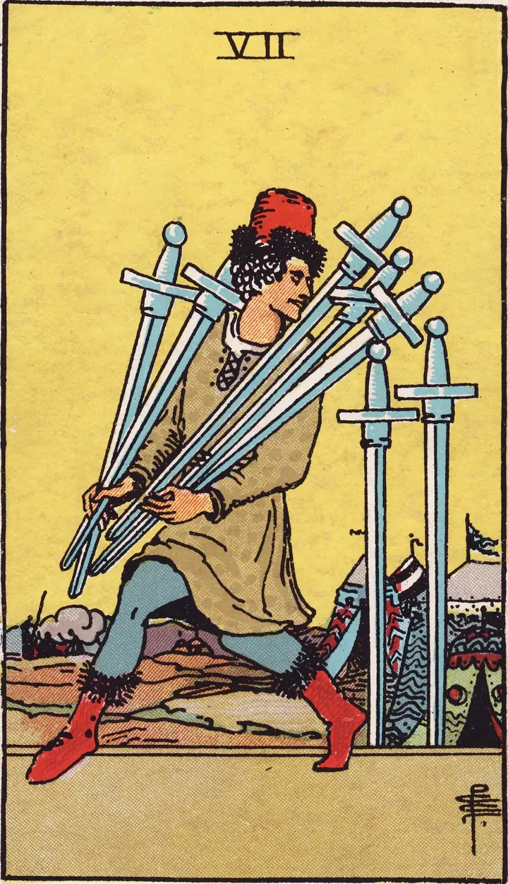宝剑七 Seven of Swords