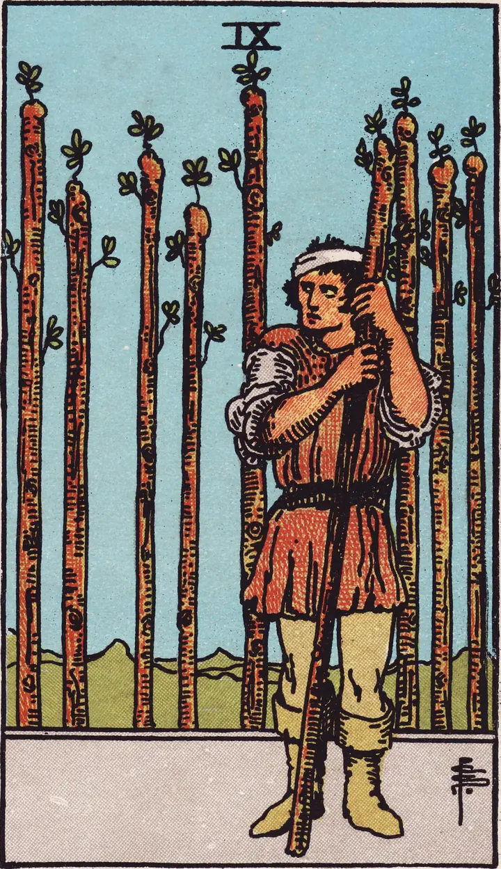 权杖九 Nine of Wands