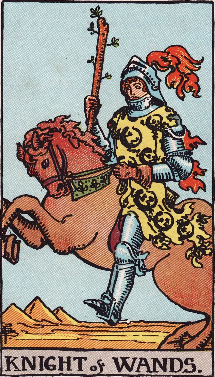 权杖骑士 Knight of Wands